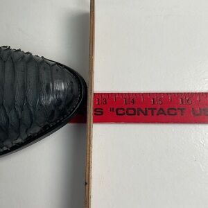 Bottes De Cowboy Vintage Nocona Lézard Teju Noir 11 D - Wingtip - USA